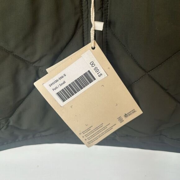 Frank and Oak The Skyline Reversible Bomber Jacket Women's Rosin Green Small NWT - Picture 8 of 10